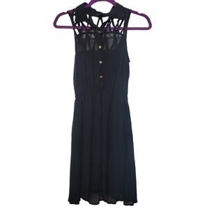 Rue 21‎ Criss-Cross Black Dress Size S